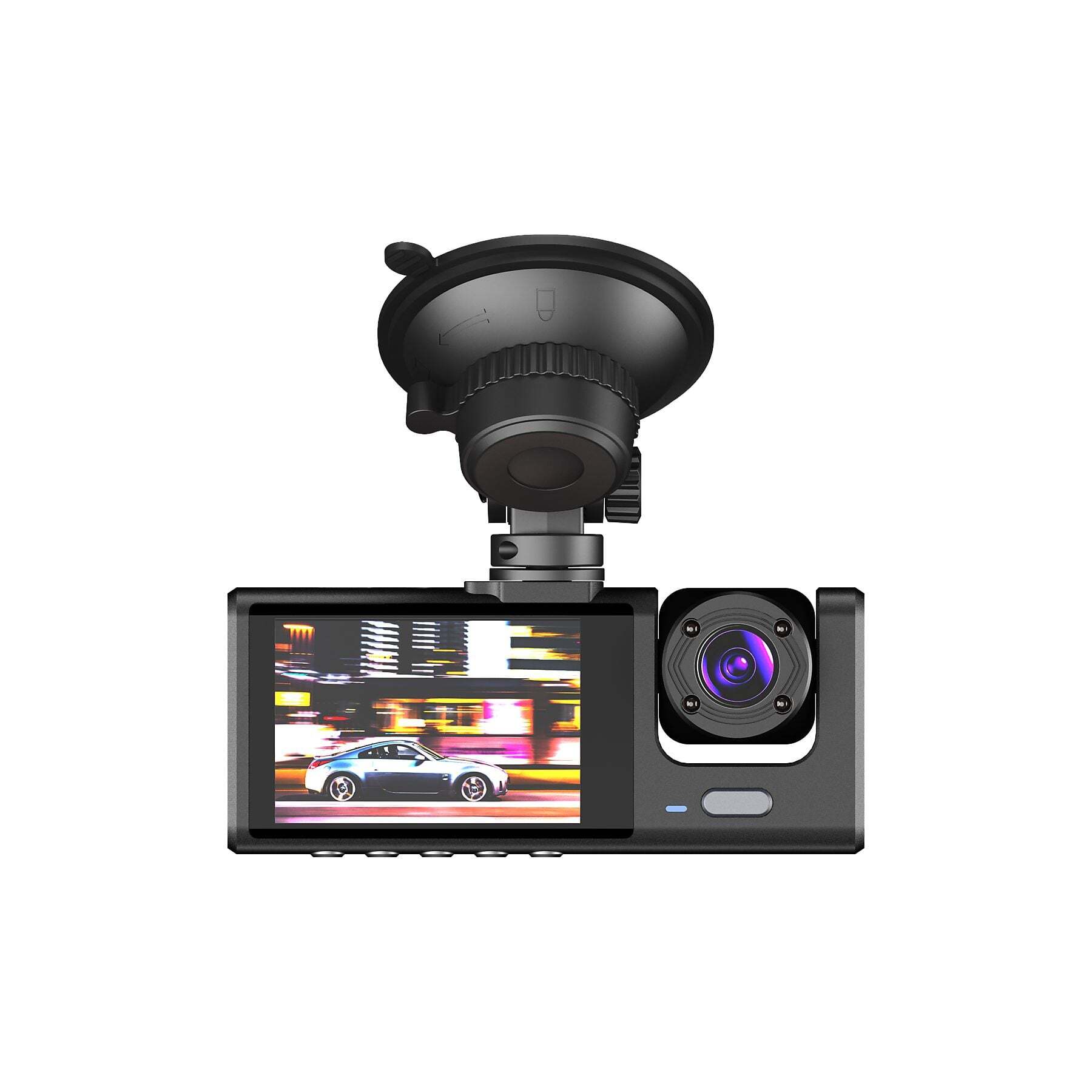 3 Kameralı Araç İçi Kamera Dashcam 1080P Gece Görüşlü